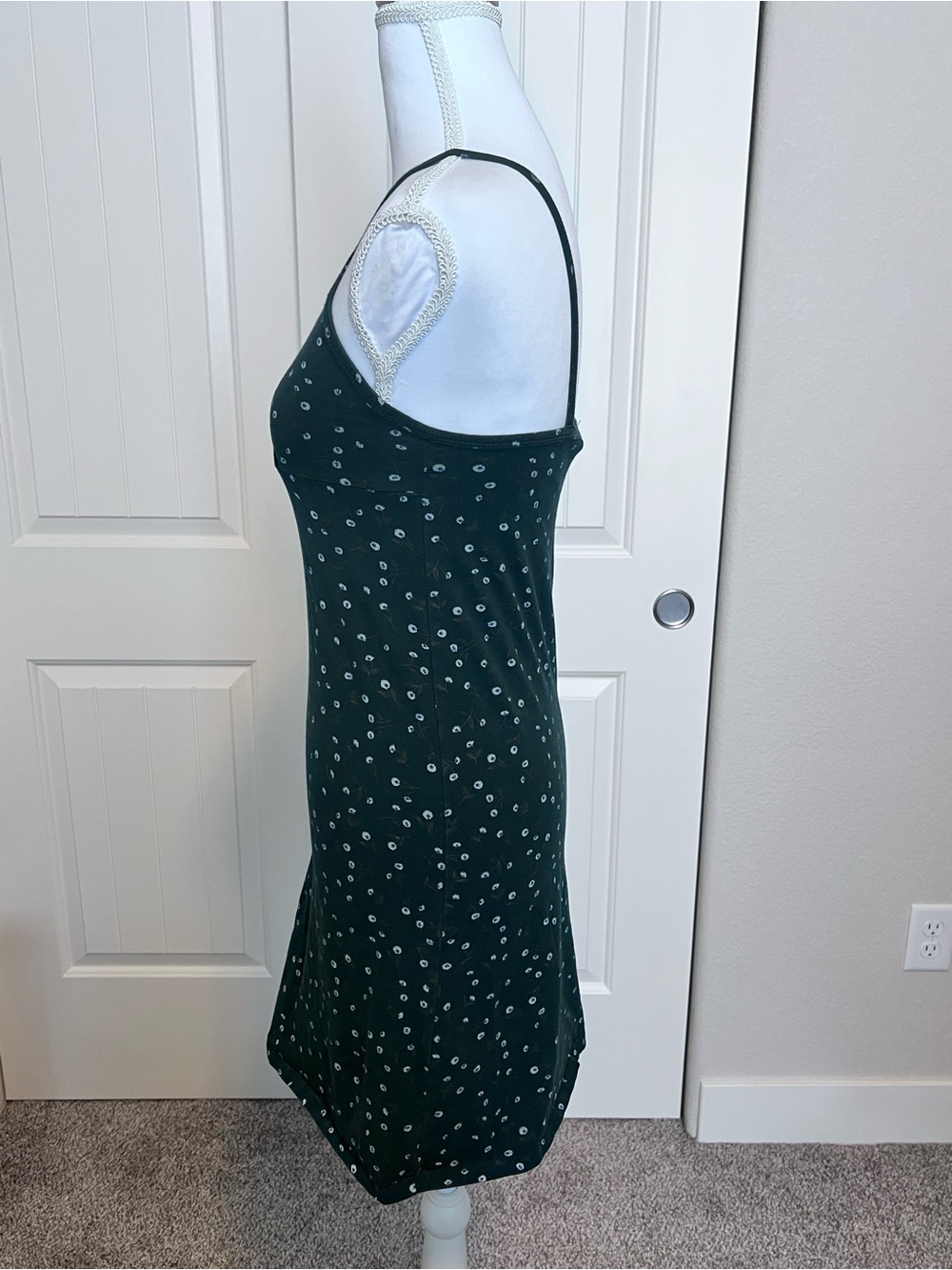 Brandy Melville Amara Dress Ditsy Floral One Size Made in Italy Cotton Elastane - Picture 3 of 8